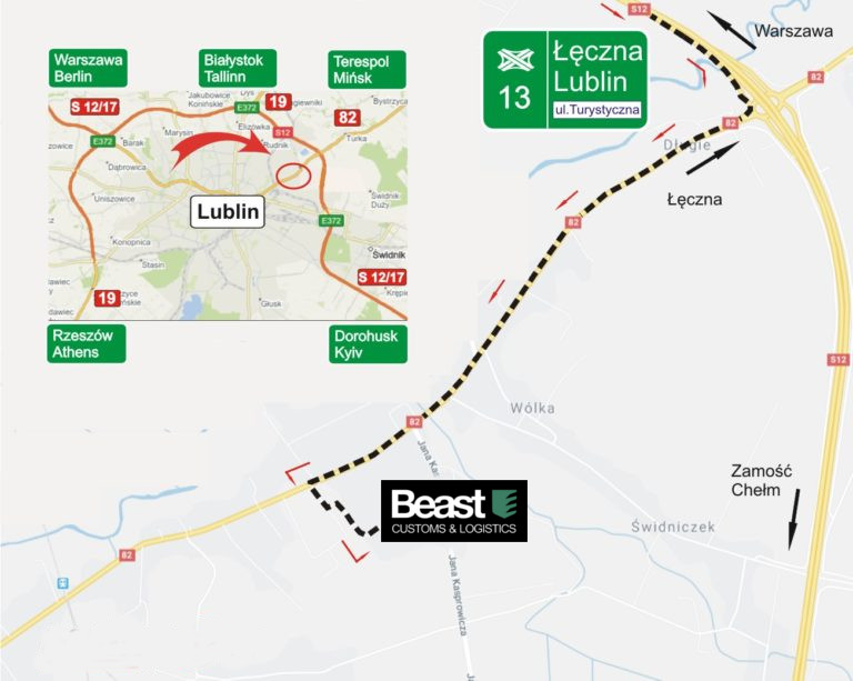 Перевантаження Митне агентство Складування - Доступ Люблін
